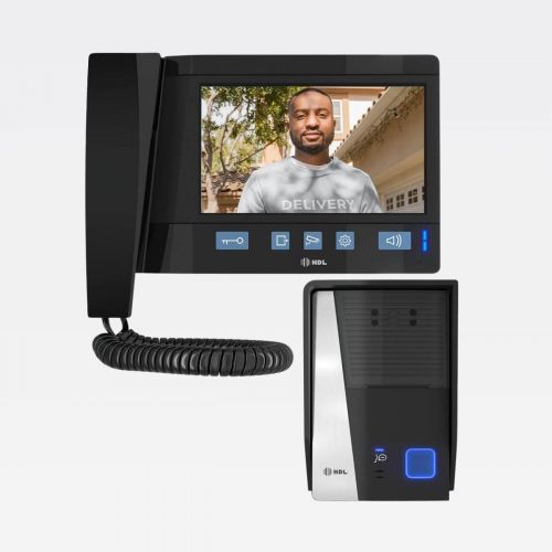 V�deo Porteiro HDL Advance Interfone com C�mera Monitor 7" Preto HDL 90.02.11.001/2