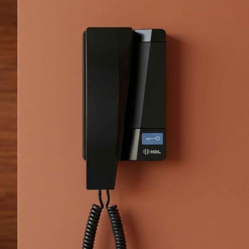 Interfone HDL F8 Advance Extensão de Áudio 1 Botão Branco/Preto