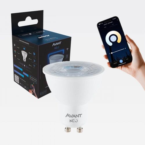 L�mpada Dicr�ica LED WiFi 5W MR16 GU10 Bivolt Avant NEO 2700K-6500K 290740079