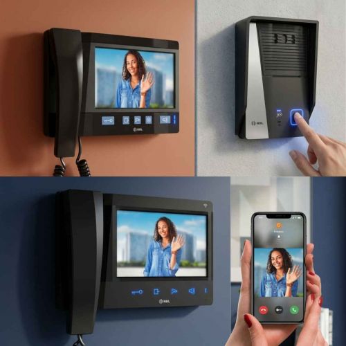 V�deo Porteiro Residencial 2 Pontos WiFi HDL Connect App Viva-Voz