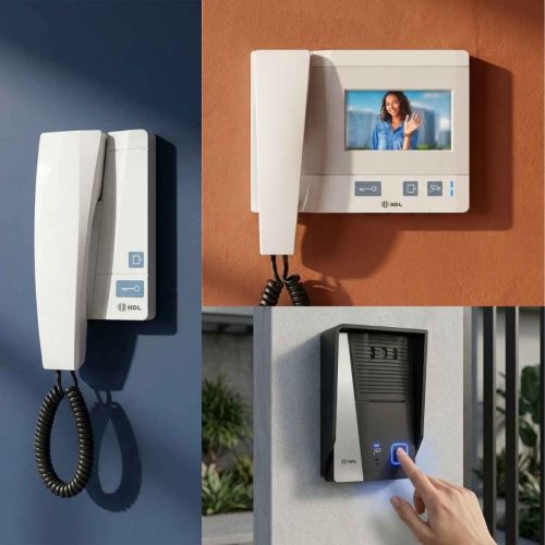 Kit Interfone com Câmera HDL Class 2 Pontos + Extensão Áudio