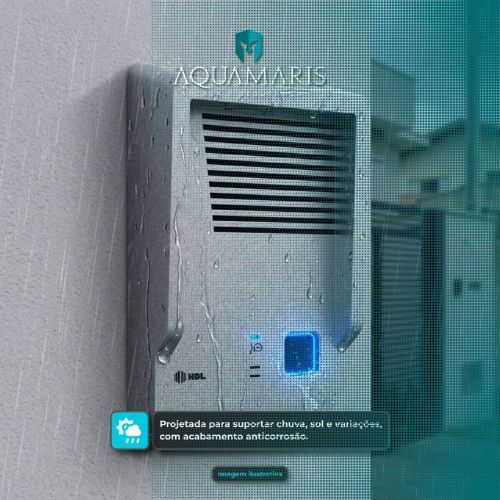 Kit V�deo Porteiro HDL Class 4.3" c/ Protetor Antivandalismo Alum�nio IP44