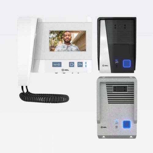Kit V�deo Porteiro HDL Class 4.3" c/ Protetor Antivandalismo Alum�nio IP44