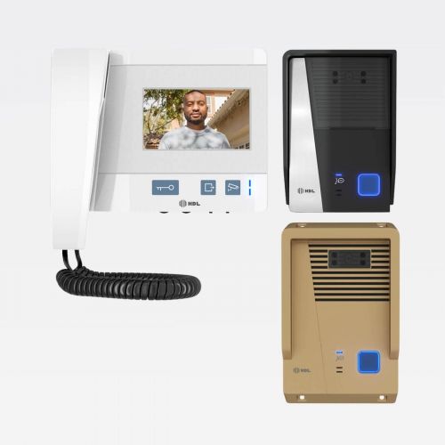 Kit V�deo Porteiro HDL Class 4.3" c/ Protetor Antivandalismo Alum�nio IP44