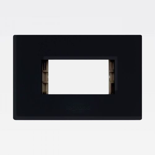 Placa p/ Embutir Móvel 1 Posto PIAL Plus+ Preto Legrand 618519PT