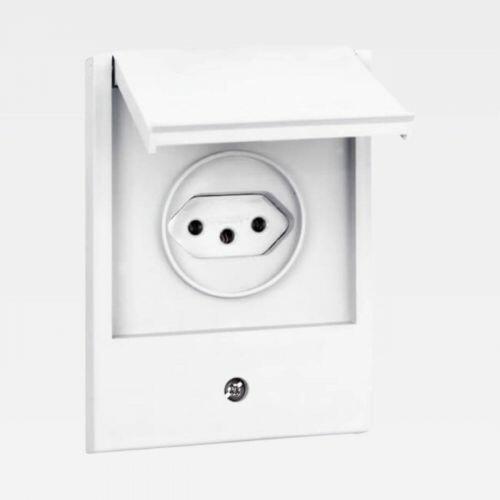 Módulo Tomada Externa 2P+T 20A Aquatic IP44 Branco Legrand 64219