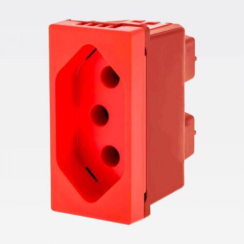 M�dulo Tomada 20A 2P+T PIAL Pop Vermelho Legrand LG03020VM