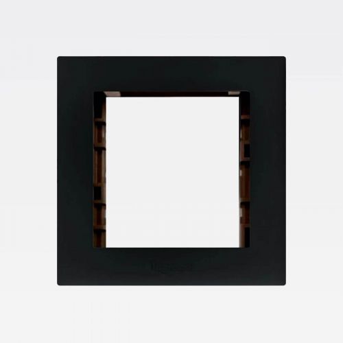 Placa 2 Postos p/ M�veis PIAL Plus+ Preto Legrand 618520PT