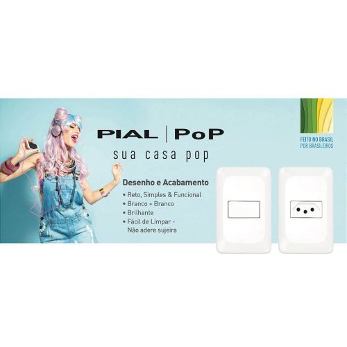M�dulo Cego PIAL Pop Branco Legrand LG000