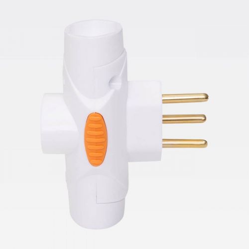 Adaptador Tomada Benjamin 3 Tomadas 2P+T 10A Branco Legrand DN1677