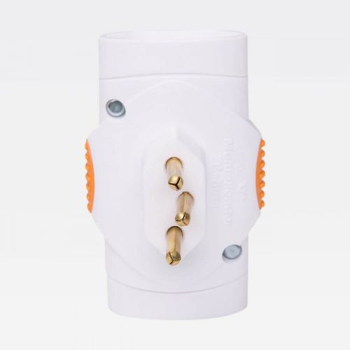 Adaptador Tomada Benjamin 3 Tomadas 2P+T 10A Branco Legrand DN1677