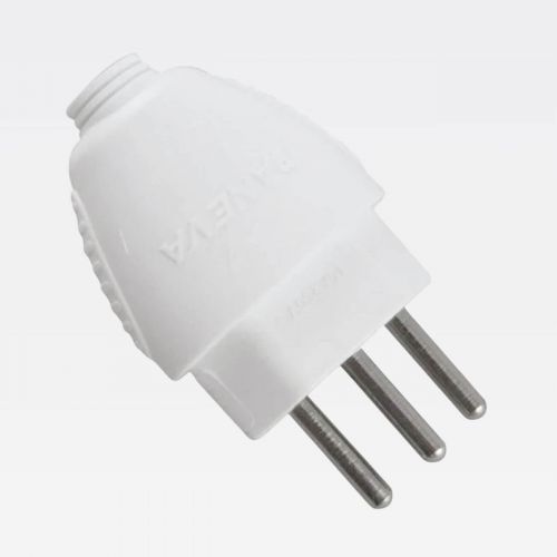 Plugue Macho 2P+T 20A Bivolt Desmont�vel Branco Daneva Legrand DN1616