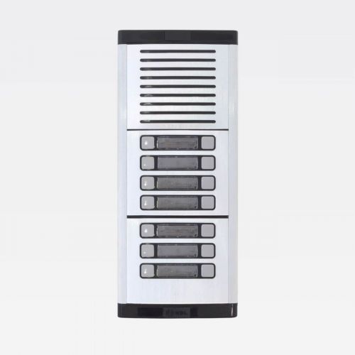 Porteiro Coletivo Predial HDL com C�mera 14 Pontos Alum�nio/Preto HDL