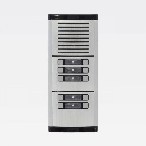 V�deo Porteiro Coletivo Predial HDL com C�mera Colorida 10 Pontos Alum�nio/Preto HDL