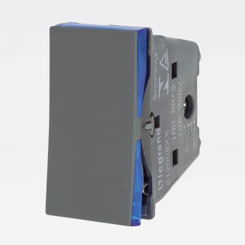 Módulo Interruptor Bipolar Paralelo PIAL Plus+ 10A Cinza Legrand 612008CZ