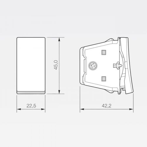 M�dulo Interruptor Bipolar Paralelo PIAL Plus+ 10A Preto Legrand 612008PT