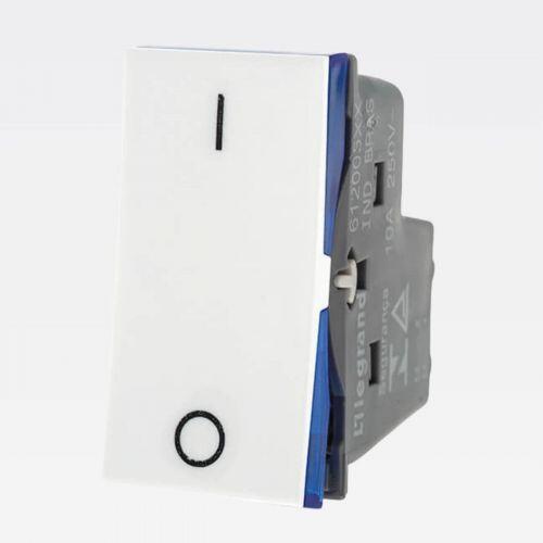 Módulo Interruptor Bipolar Simples PIAL Plus+ 10A 250V Branco Legrand 612005BC