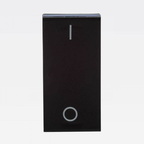 M�dulo Interruptor Bipolar Simples PIAL Plus+ 10A 250V Preto Legrand 612005PT