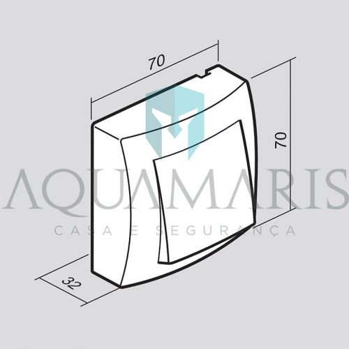 Interruptor Paralelo 10A 250V Sistema X Branco Legrand 675001