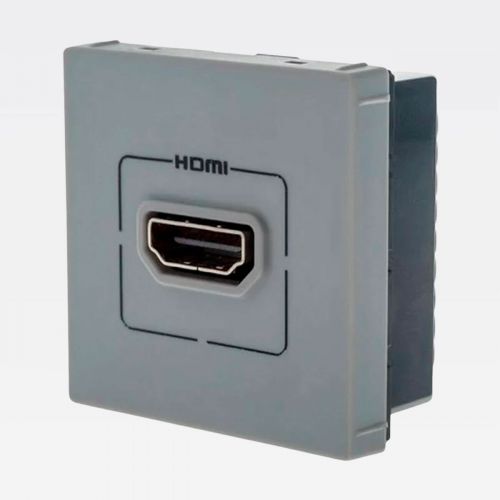 M�dulo Tomada HDMI Parede PIAL Plus+ Cinza Legrand 615092CZ