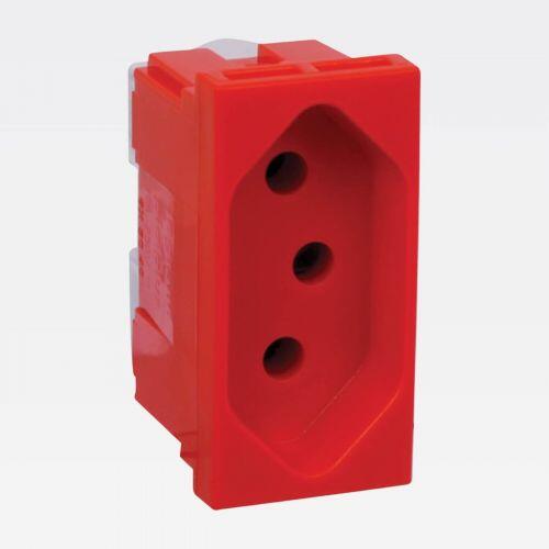 Módulo Tomada 2P+T PIAL Plus (Antiga) 20A 250V Vermelho Legrand 615079