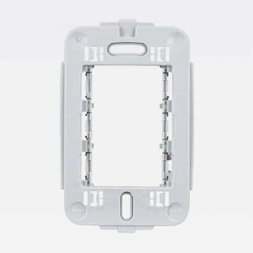 Kit Tomada 20A 2P+T c/ Placa e Suporte Horizontal PialPlus (Antiga) Branco Legrand