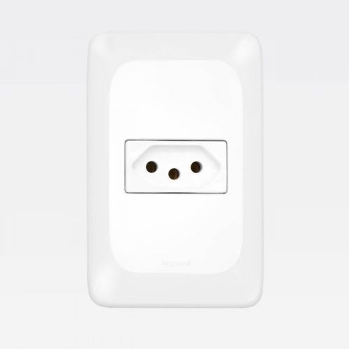 Kit 24 Conjuntos Interruptores e Tomadas PIAL PoP Branco Legrand