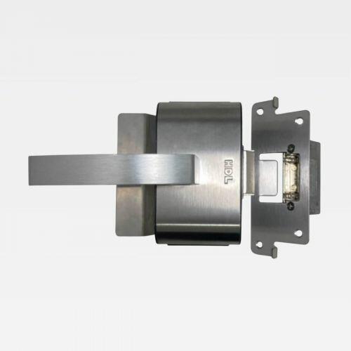 Fechadura Elétrica PV90 AF HDL Para Porta de Vidro 1 Folha Abre Para Fora Com Puxador L Inox HDL 90.01.03.088