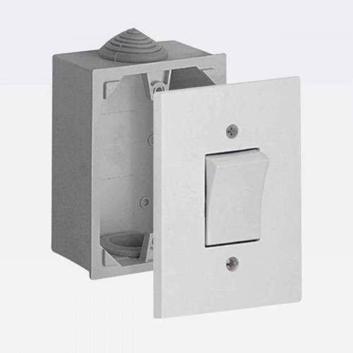 Kit Interruptor Paralelo Aquatic IP44 IK04 10A 127/220V Cinza Legrand