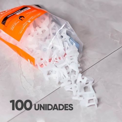 Kit Espa�ador Nivelador de Piso 100 Pe�as Linha B�sica Bumax