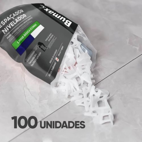 Kit Espa�ador Nivelador de Piso 100 Unidades Linha B�sica Ecomax