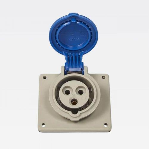 Tomada Industrial 16A 250V 2P+T IP44 Azul Legrand 555184