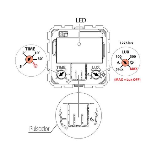 Sensor de Presen�a Universal Arteor 3 Fios 1000W Branco Legrand 574047B