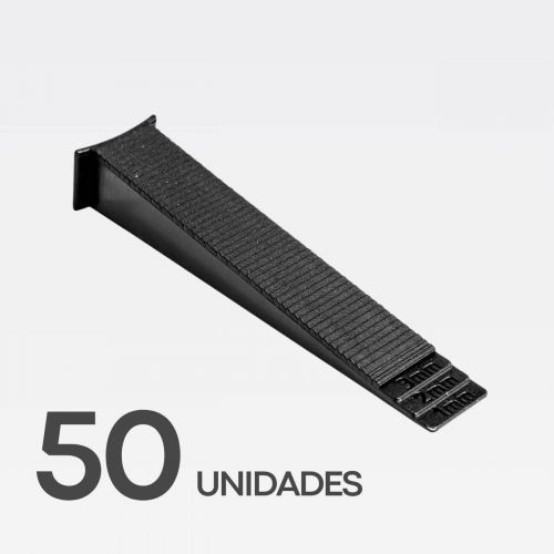 Kit Completo 200 Niveladores/Espa�adores de Piso + 50 Cunhas Bumax