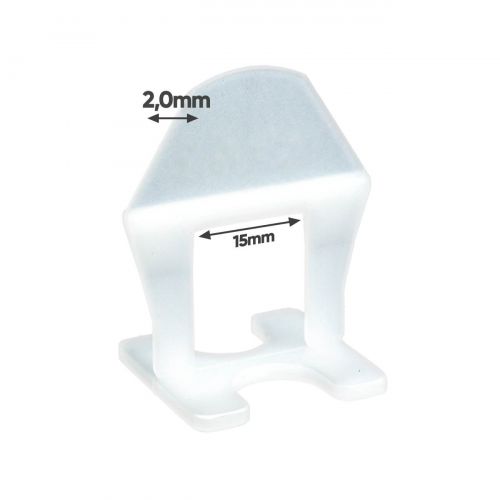 Kit Completo 200 Niveladores/Espa�adores de Piso + 50 Cunhas Bumax