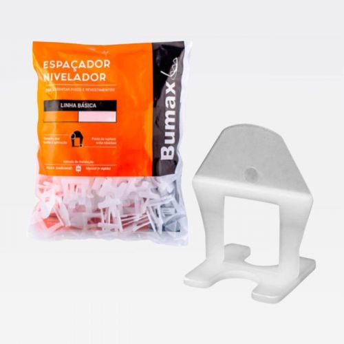 Kit Completo 200 Niveladores/Espa�adores de Piso + 50 Cunhas Bumax