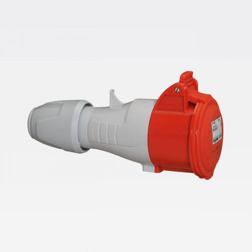 Kit Tomada e Plug Industrial Tempra 32A 380/415V 3P+T Vermelho/Cinza Legrand
