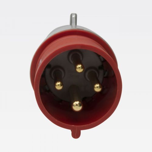 Kit Tomada Sobrepor e Plug Industrial Tempra 16A 415V 3P+T Azul/Cinza Legrand