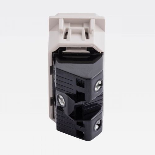 M�dulo Tomada 10A 250V 2P+T Antichoque Thesi UP Branco Bticino M4165