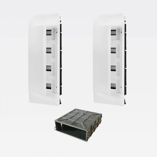 Kit Quadro de Distribuição Practibox 96 Disjuntores Branco Embutir Legrand