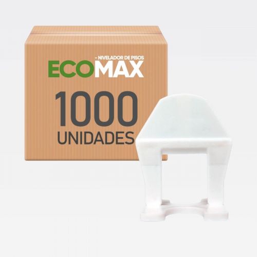 Kit Niveladores de Piso 1000 Espa�adores + 300 Cunhas Reutiliz�veis Ecomax