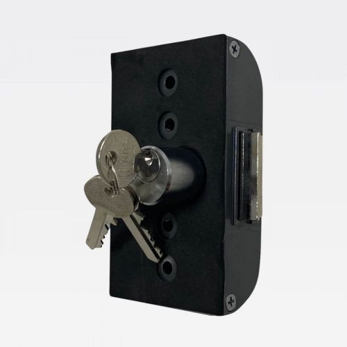 Fechadura El�trica PV90 AD HDL 1 Folha Inox com Puxador 90.01.03.086