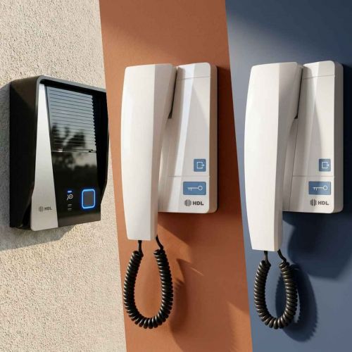 Kit Interfone HDL F8 Advance 2 Pontos c/ 4 Sa�das Fechadura + Porteiro Eletr�nico