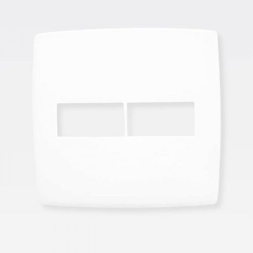 Placa 1+1 Postos PIAL Plus (Antiga) 4x4 Branco Legrand 618511