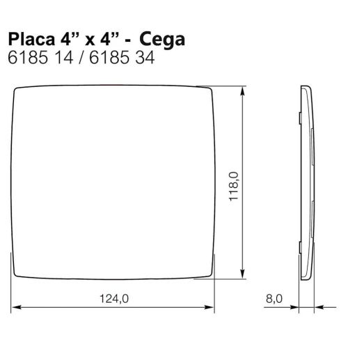 Placa 1+1 Postos PIAL Plus (Antiga) 4x4 Branco Legrand 618511