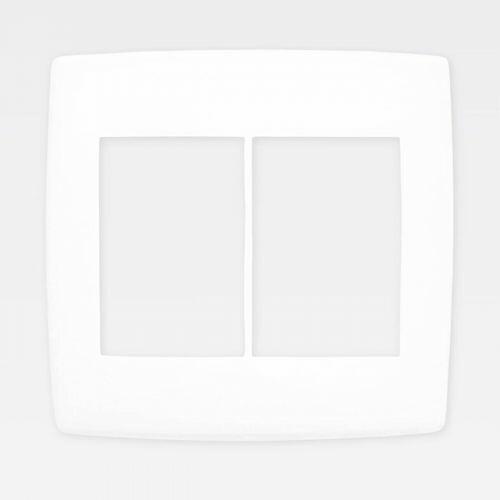 Placa 3+3 Postos PIAL Plus (Antiga) 4x4 Branco Legrand 618516