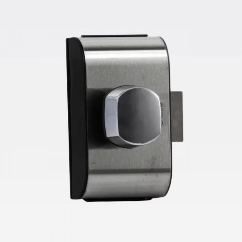 Fechadura PV90 AD Porta Vidro 2 Folhas Ma�aneta Bola HDL Inox Abertura Interna 90.01.03.091