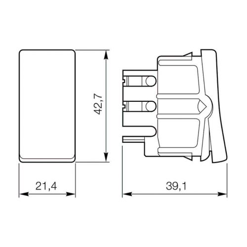 M�dulo Interruptor Paralelo PIAL Plus (Antiga) 10A Branco Legrand 611011