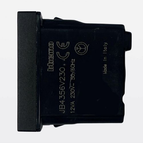 M�dulo Campainha Cigarra 220V Preto Matix Go Bticino Legrand JB4356V230