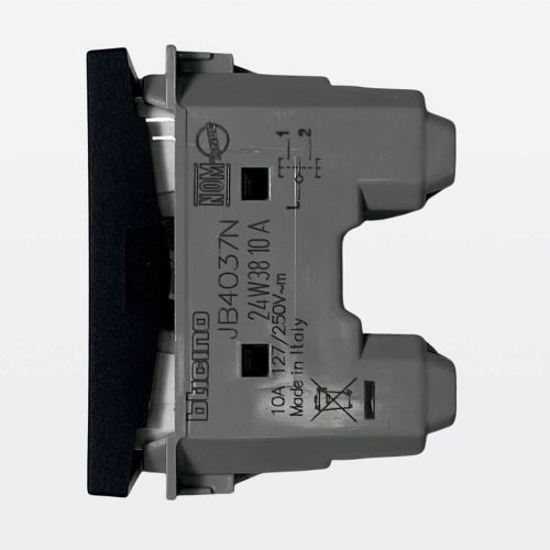 M�dulo Pulsador Revers�o Persiana Preto Matix Go Bticino Legrand JB4037N